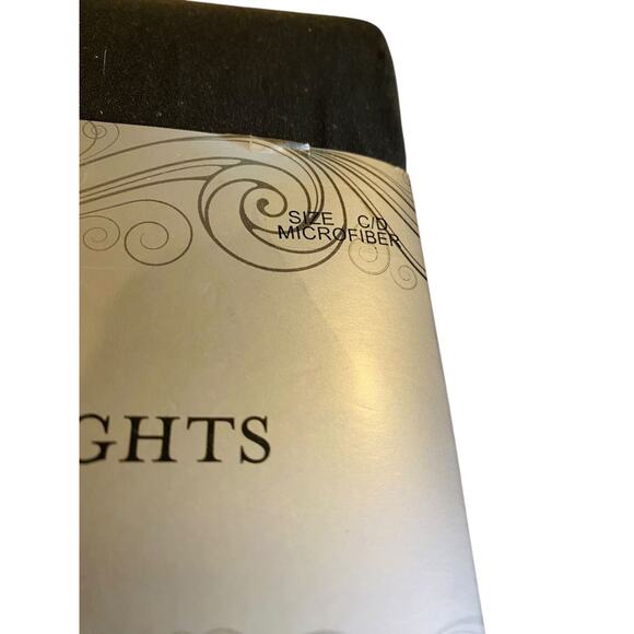 Avenue Body New Tights Plus Size C/D Dark Gray Charcoal - Picture 4 of 7